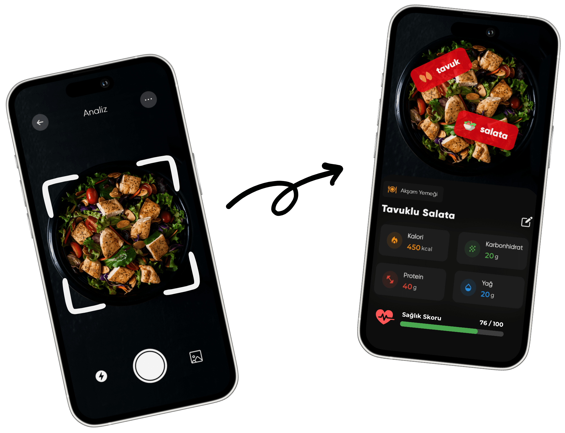 EatLog App Screen - Calorie Tracking